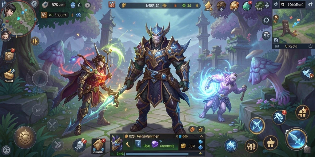 Gameplay intens di dunia fantastis 8ZK.