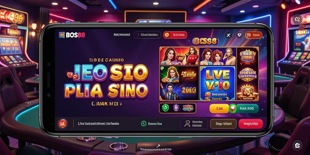 Screenshot gameplay Live Casino di BOS88 menampilkan interaksi yang seru.