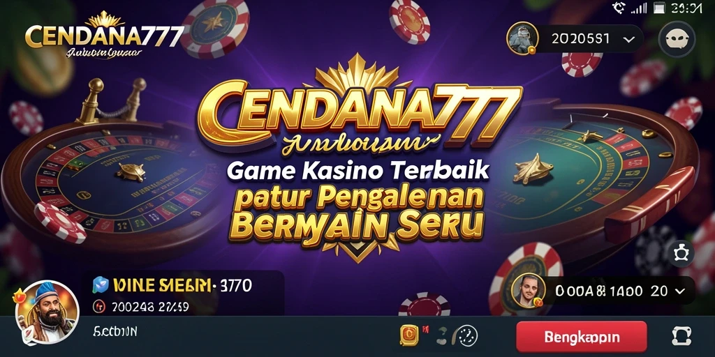 Gameplay seru CENDANA777 dengan grafis menarik dalam permainan Kasino.