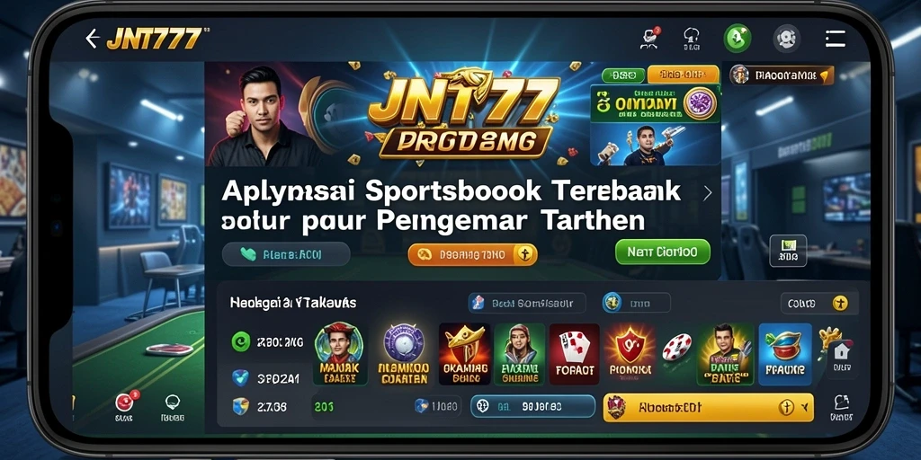 Tangkap momen seru taruhan Sportsbook dengan JNT777.