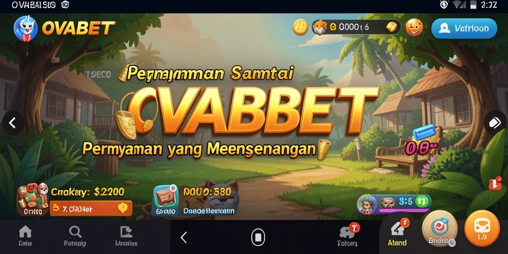 Tampilan gameplay OVABET yang seru dan menghibur.