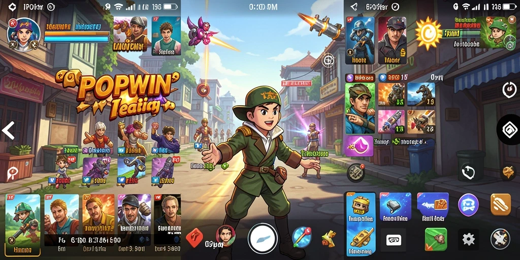 Tampilan antarmuka aplikasi POPWIN yang sederhana dan efektif.