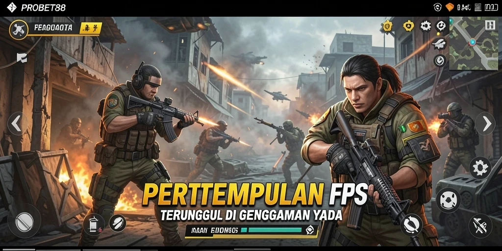 Tangkap momen epik dalam pertempuran FPS yang mendebarkan.