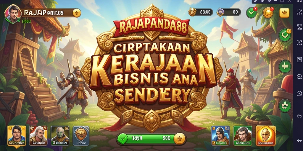 Tampilan menarik dari gameplay RAJAPANDA88 yang seru dan kompetitif.