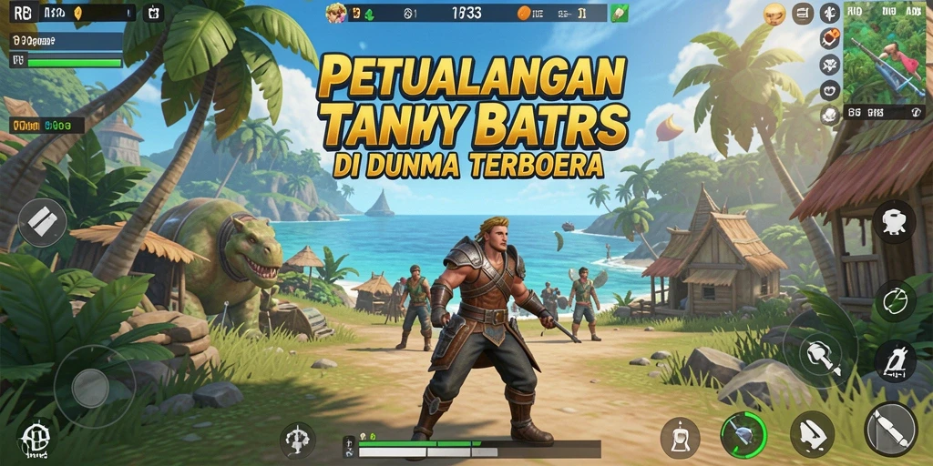 Tampilan gameplay <strong>RR33</strong> yang menakjubkan di dunia terbuka.