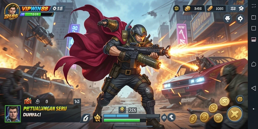 Tampilan gameplay menyenangkan dari <strong>VIPWIN88</strong> dengan aksi yang seru dan mendebarkan.